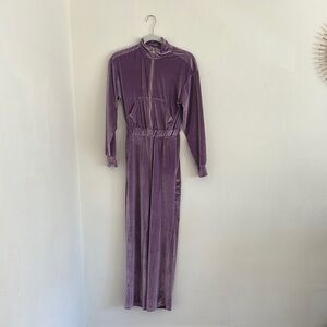 Fabletics Purple Sheath Dress with Cuffed Long Sleeves